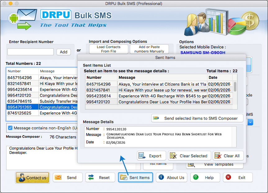 Bulk Sms-Professional